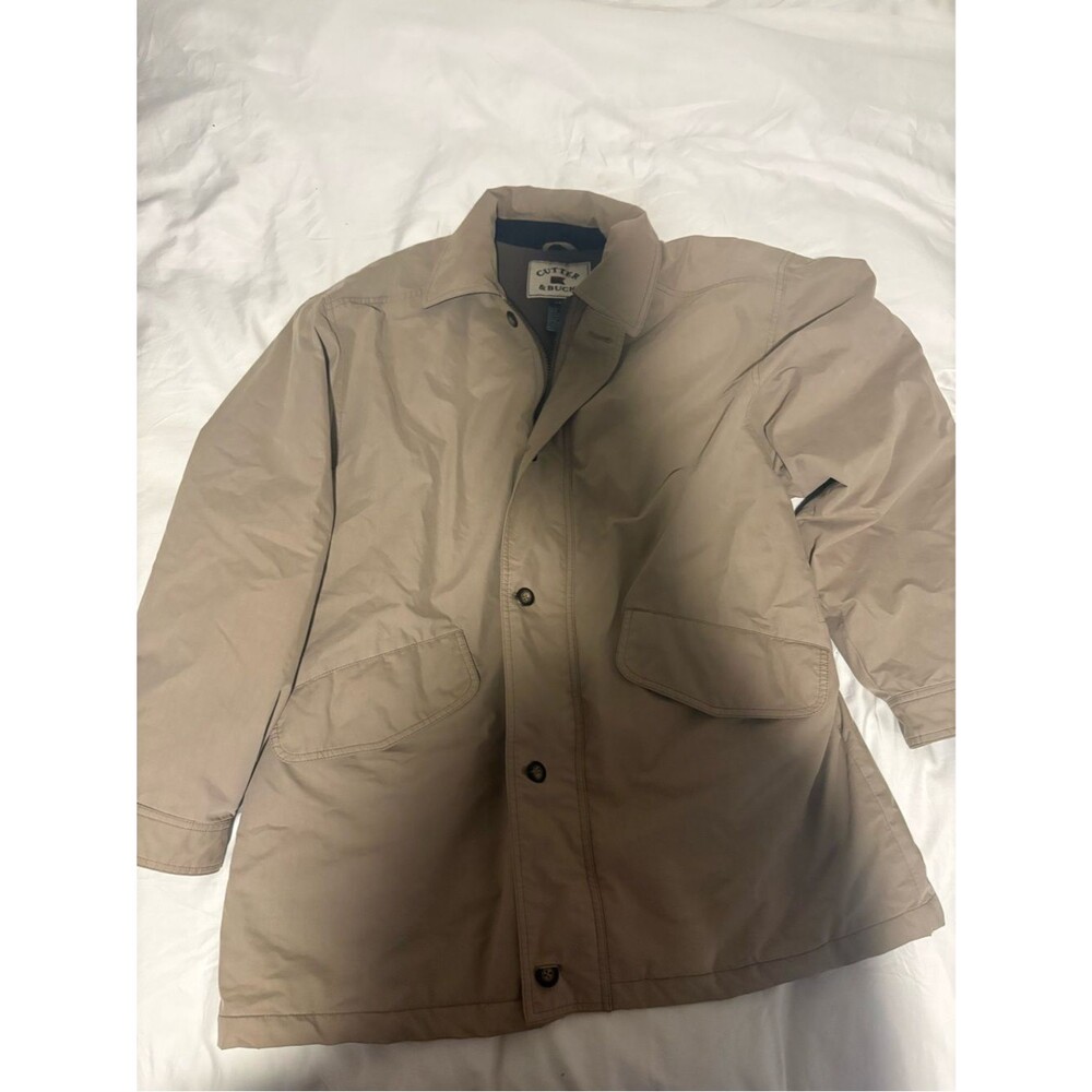 Cutter & Buck Men's Beige Lightweight Field Jacket